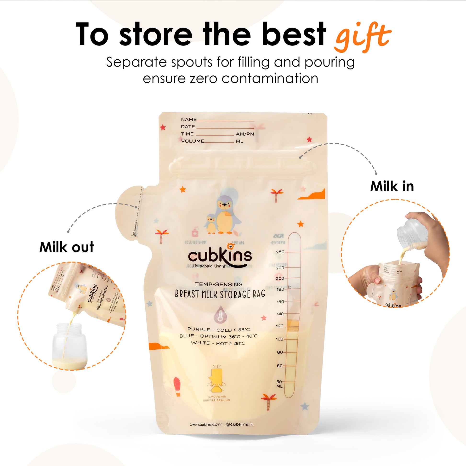 Breast Milk Bag Zero Contamination
