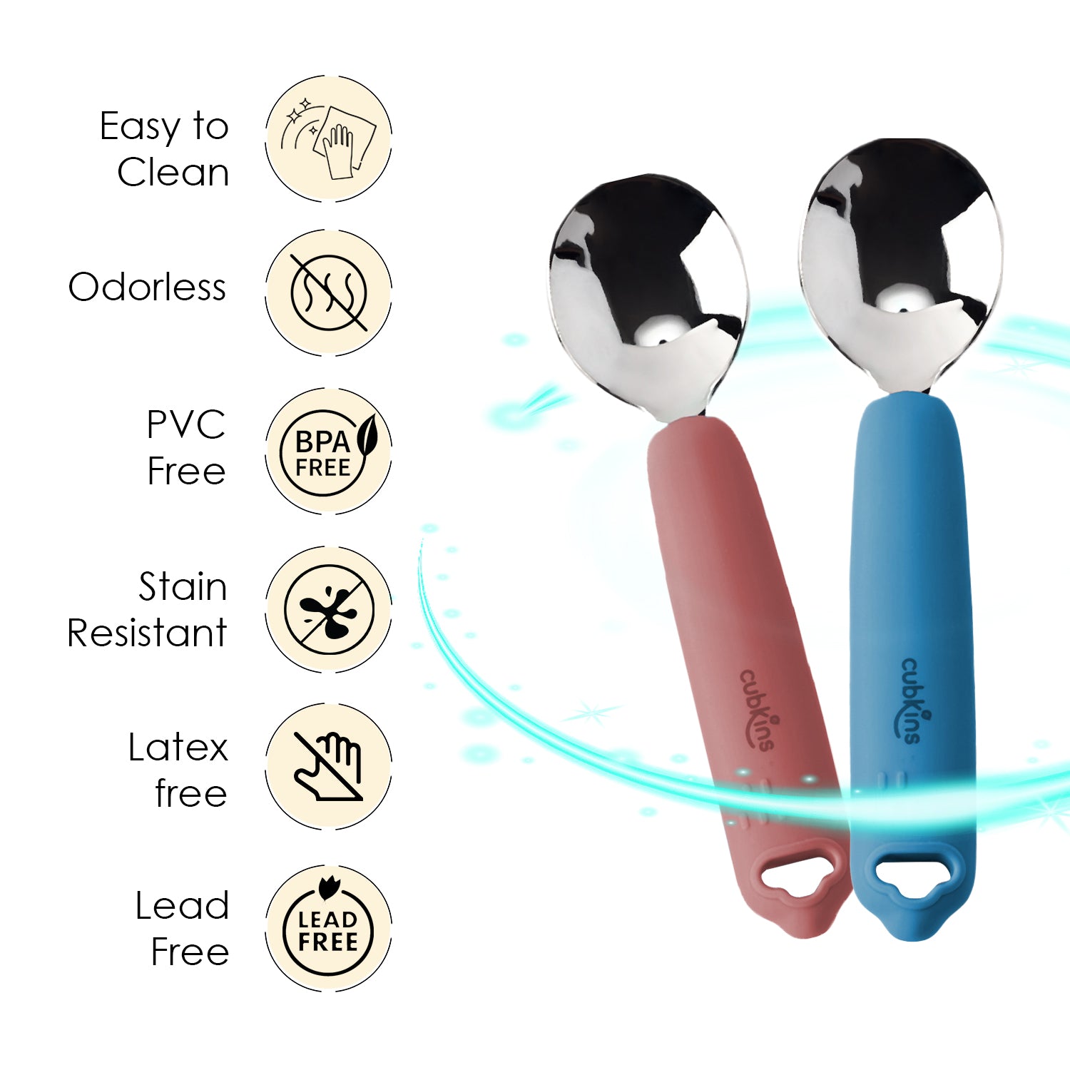 Aplus_Cubkins SS Spoon set Features