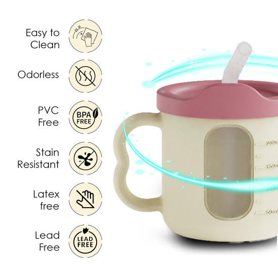 Dual Tone Sippy Cup Features