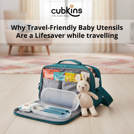 Travel friendly baby utensils
