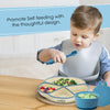 PLATE, BOWL, EARLY FEEDING BENDABLE SPOON & DUAL TONE SIPPY CUP Set of 4 | Designed for Kids | BPA Free, Food Grade, FDA Approved | Easy to Clean | Cubkins