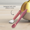 SS FORK + EARLY FEEDING BENDABLE SPOON SET | Cubkins