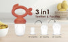 Cubkins 3-in-1 Fruit Feeder, Teether & Pacifier