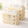 Bundle of 6 Cubkins Pure Water Baby Wipes pack of 72 unscented plant-based wipes with moisture-lock flip lid