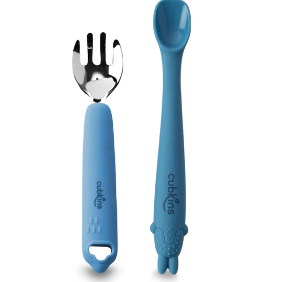 Cubkins SS Fork + Early Feeding Bendable Spoon