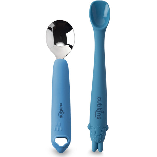 Cubkins SS Spoon + Early Feeding Bendable Spoon