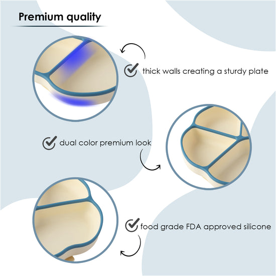 Plate Features Blue Olive