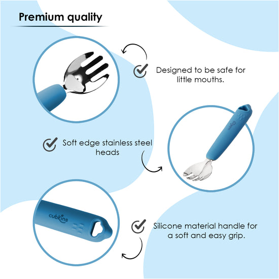 SS Fork Designed To Be Safe For Little Mouths