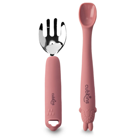 SS Fork + Early Feeding Bendable Spoon Bundle