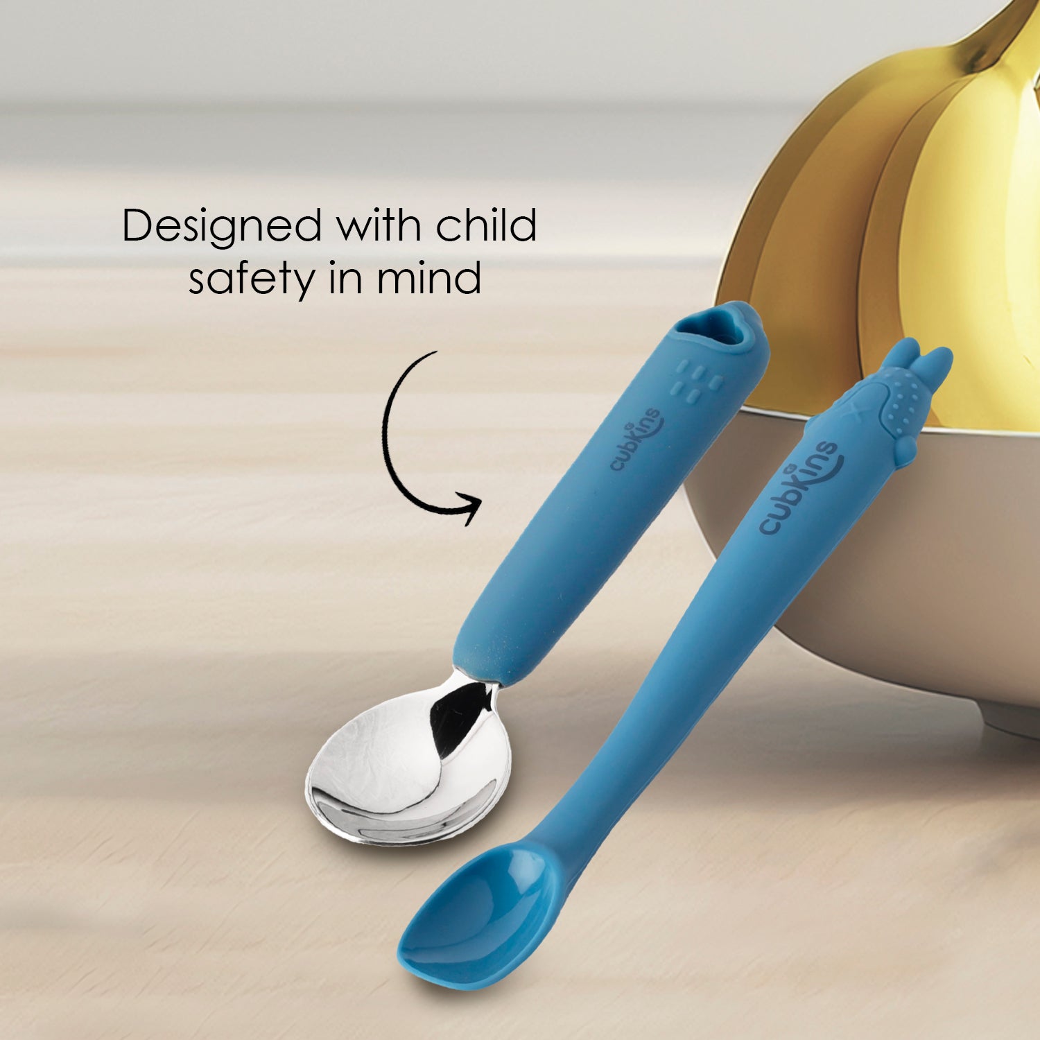 SS Spoon & Bendable Spoon Designed For Little Mouths