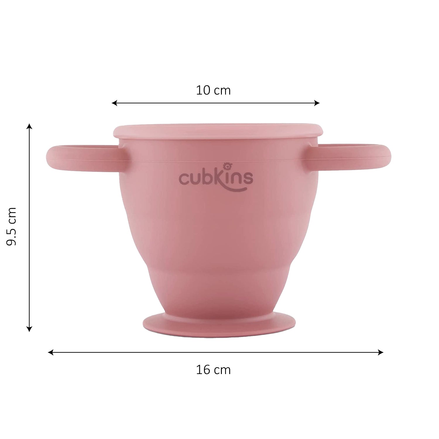 Sip and Snack Cup | Silicone | ZERO PLASTIC | Baby Feeding Product | Cubkins