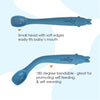 A specially designed early feeing bendable spoon | Baby feeding spoon | Silicone baby feeding produc | Zero Plastic